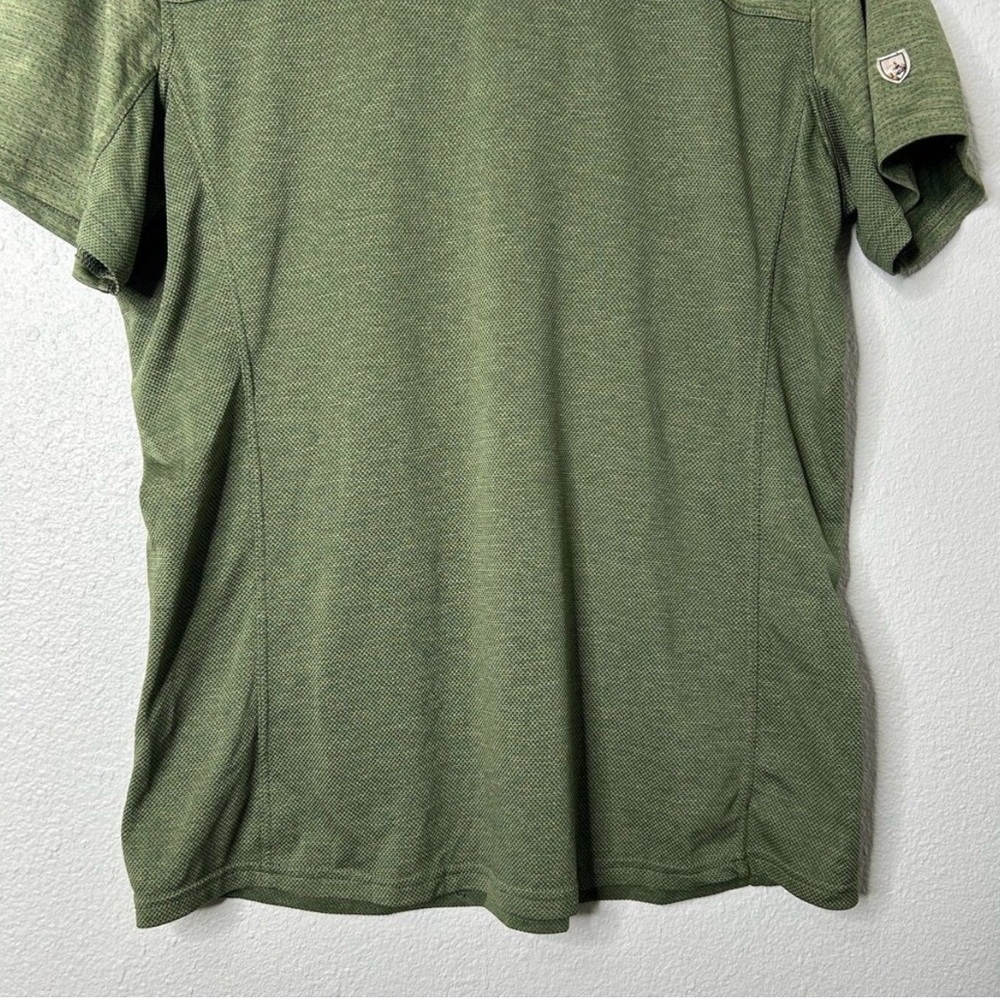 KUHL Engineered Krew T Shirt Mens Size Large Green Performance Athletic Vented - Picture 5 of 5
